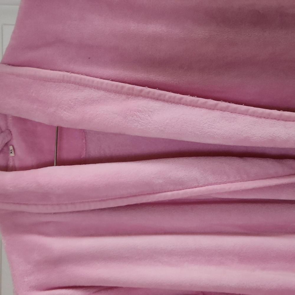NY Threads Pink   Robe Plush Soft Long Bathrobe Sz XL - Picture 7 of 8